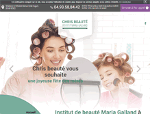 Tablet Screenshot of chris-beaute06.com